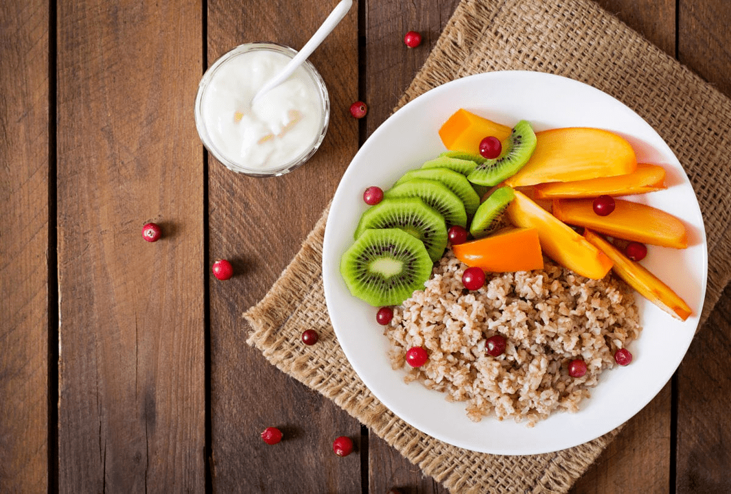 gesond Frühstück fir d 